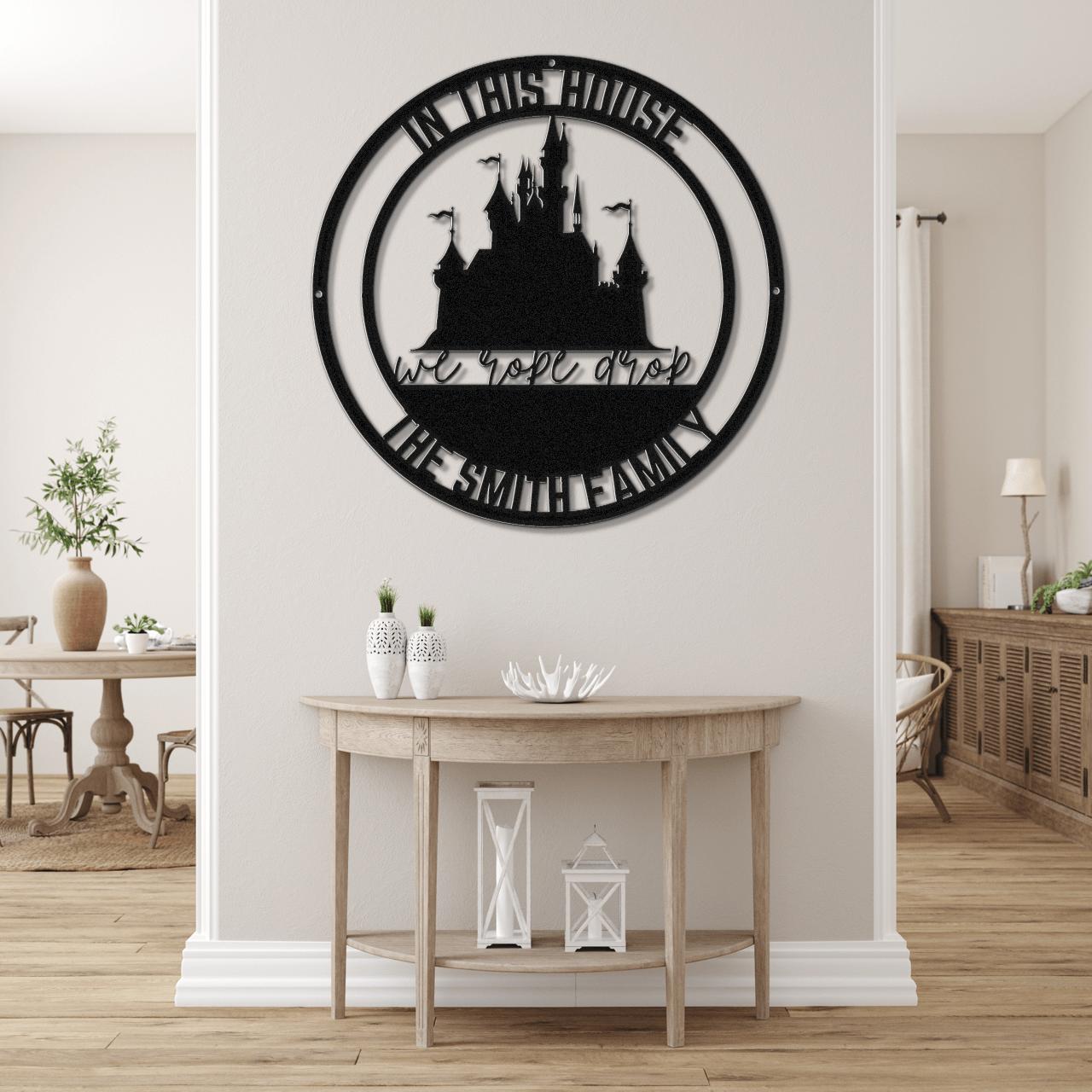 Rope Drop Metal Wall Art - Out of Office Outfitters - Die - Cut Sign