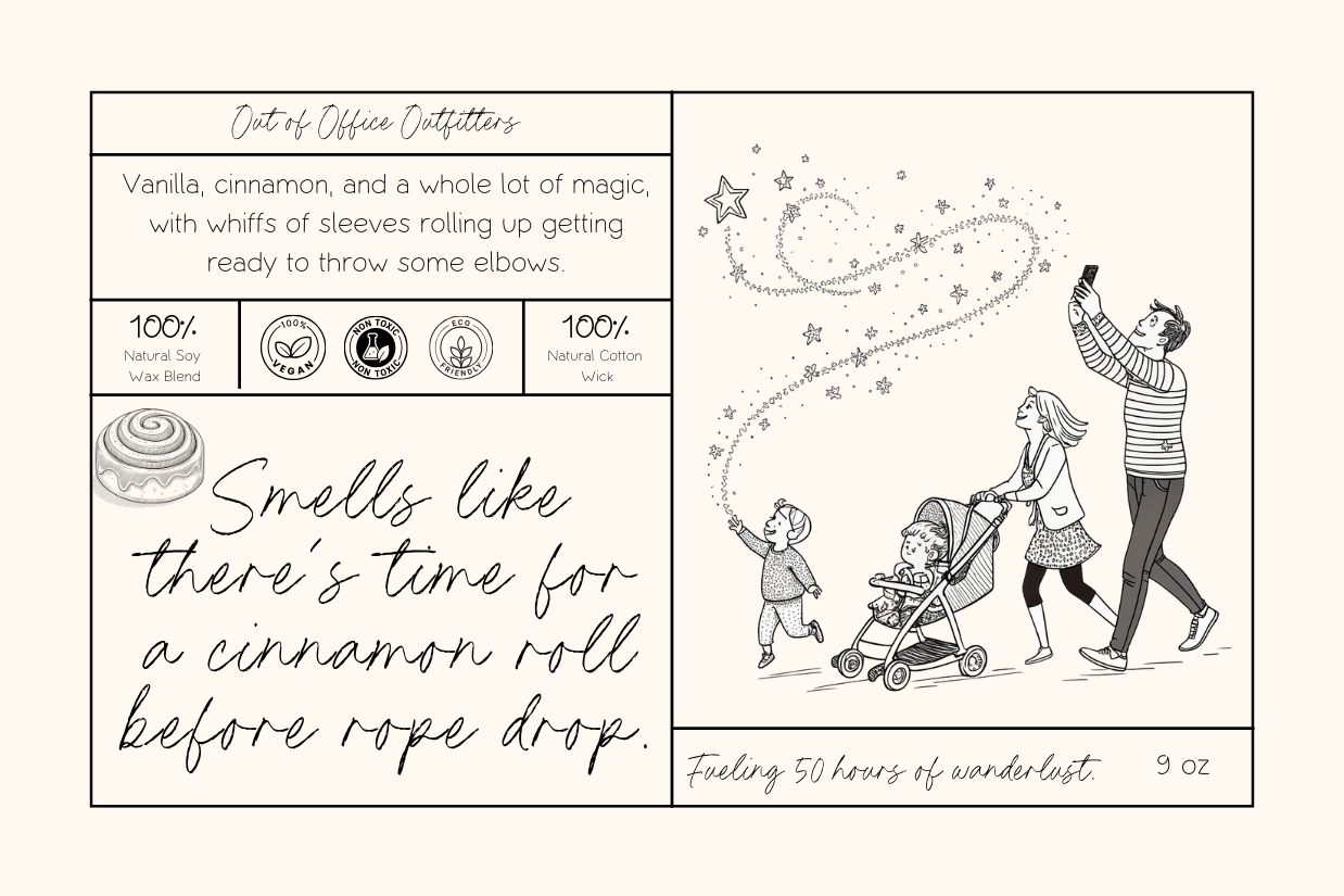 Rope Drop Treats Personalized Giftable Candle for Travelers - Out of Office Outfitters - Home Decor