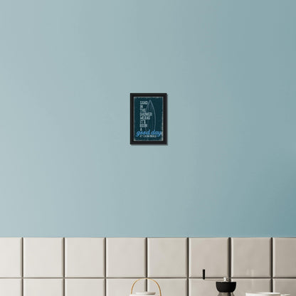 Sand in the Shower Framed Canvas - Out of Office Outfitters - Print Material