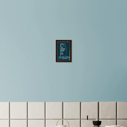 Sand in the Shower Framed Canvas - Out of Office Outfitters - Print Material