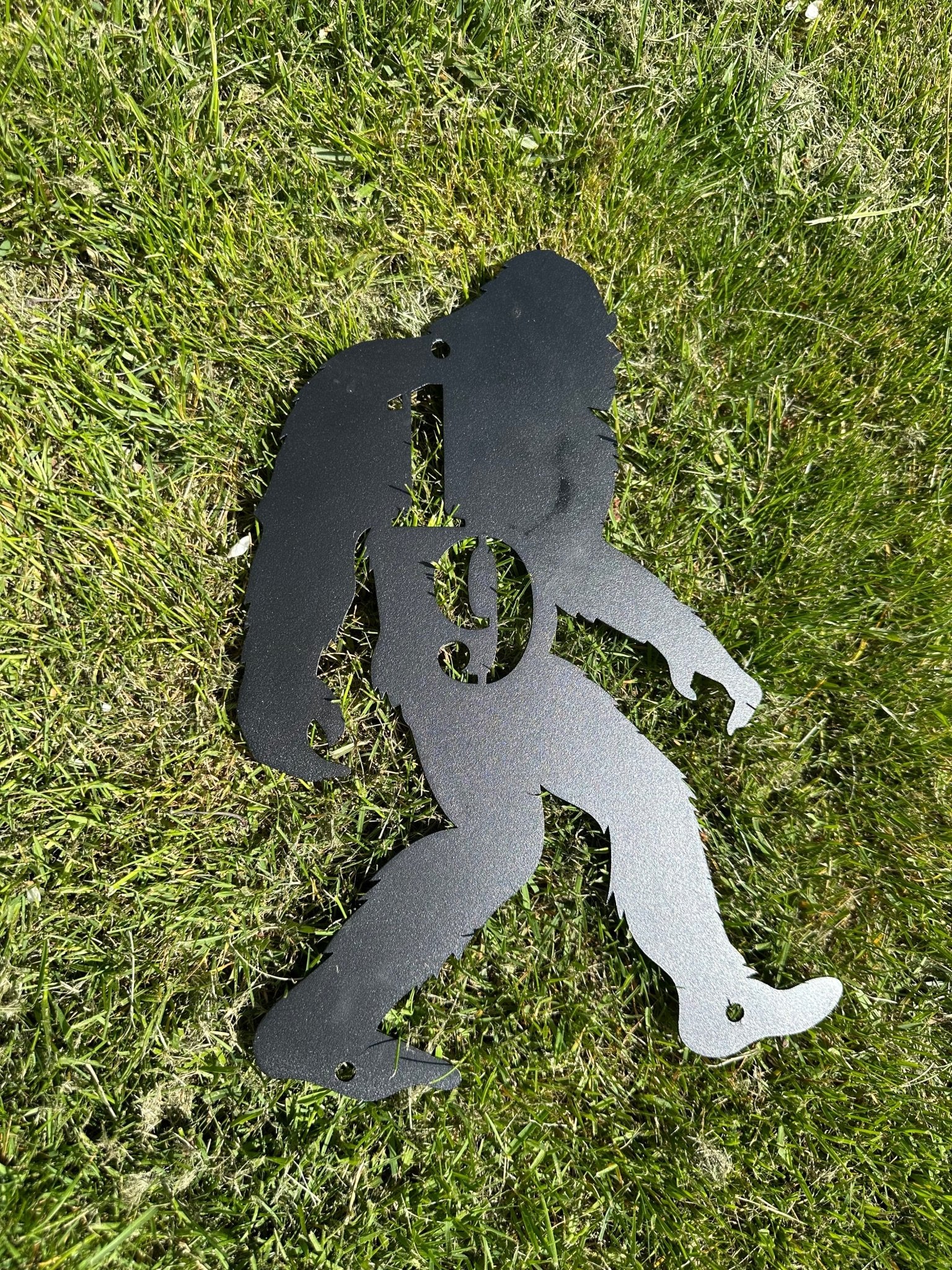 Sasquatch Custom House Number Sign - Out of Office Outfitters - Die - Cut Sign