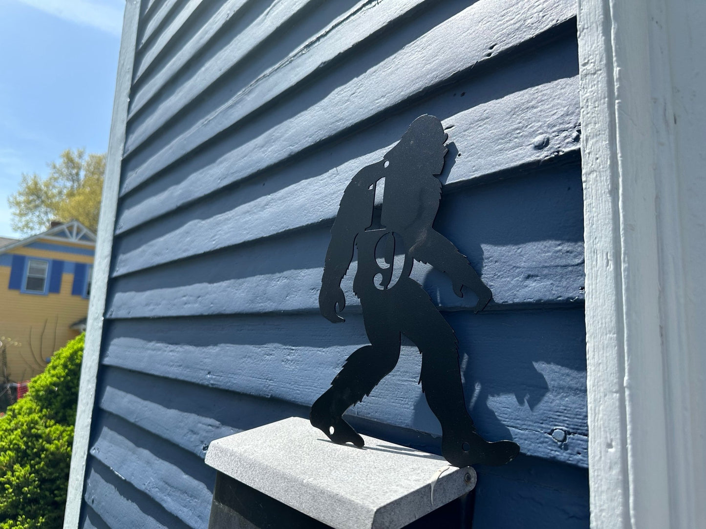 Sasquatch Custom House Number Sign - Out of Office Outfitters - Die - Cut Sign