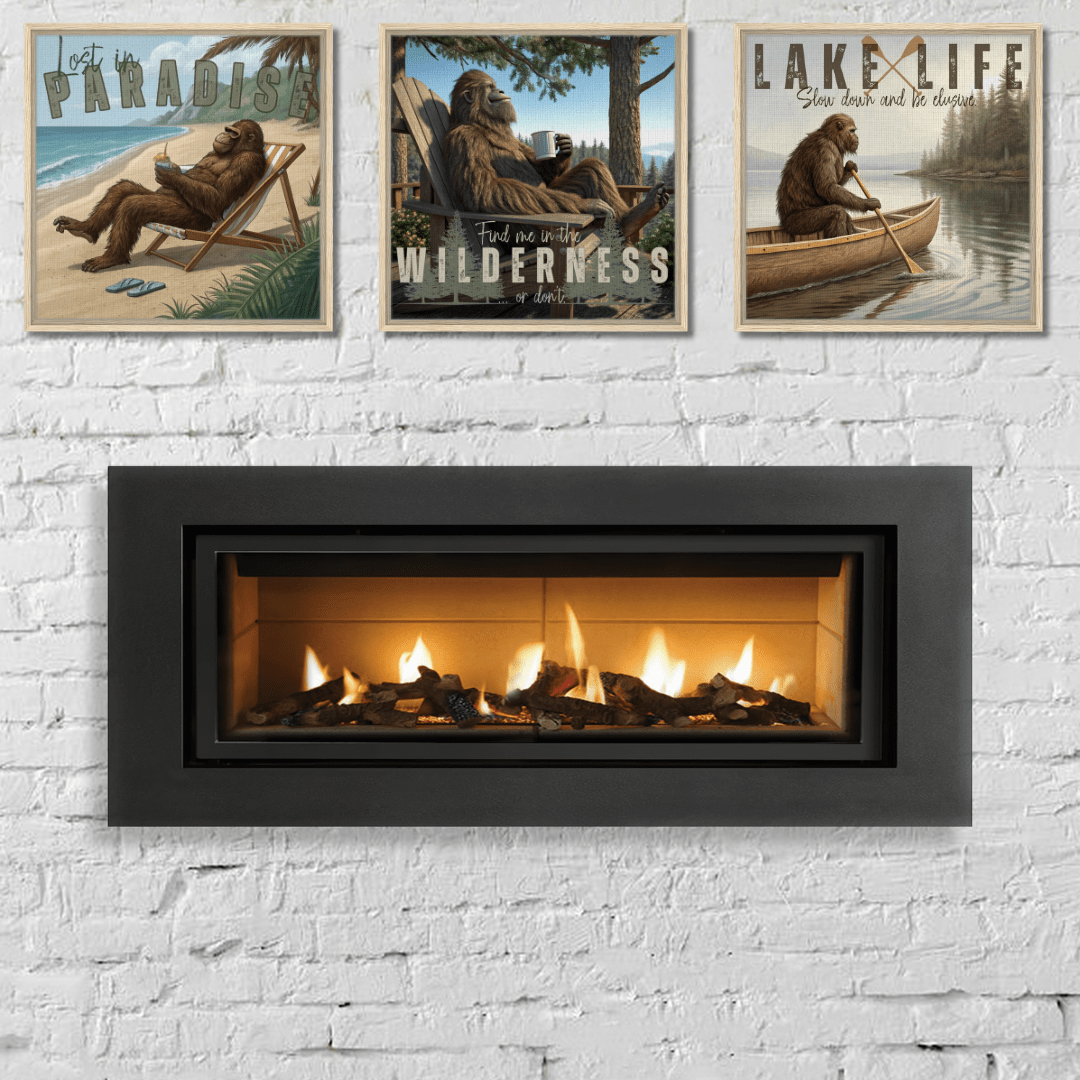 Sasquatch Find Me in the Wilderness Canvas Wall art - Out of Office Outfitters - Print Material