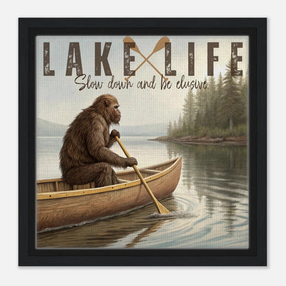 Sasquatch Lake Life Canvas Wall Art - Out of Office Outfitters - Print Material