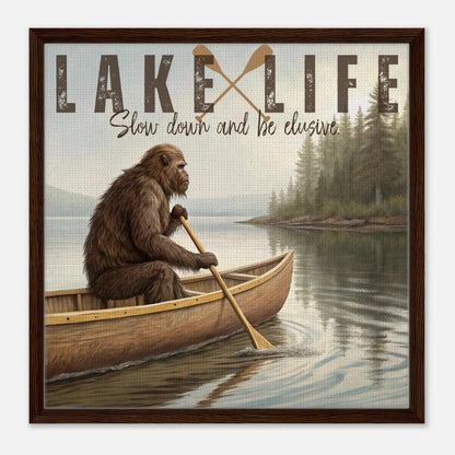 Sasquatch Lake Life Canvas Wall Art - Out of Office Outfitters - Print Material