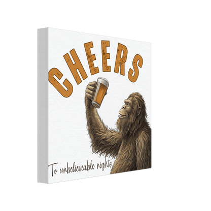 Sasquatch Unbelievable Nights Canvas Wall art - Out of Office Outfitters - Print Material