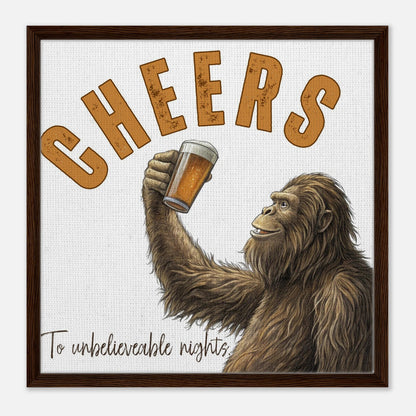 Sasquatch Unbelievable Nights Canvas Wall art - Out of Office Outfitters - Print Material