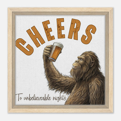 Sasquatch Unbelievable Nights Canvas Wall art - Out of Office Outfitters - Print Material
