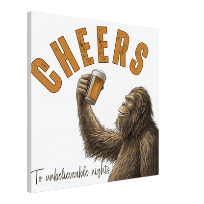 Sasquatch Unbelievable Nights Canvas Wall art - Out of Office Outfitters - Print Material