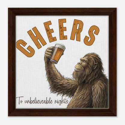 Sasquatch Unbelievable Nights Canvas Wall art - Out of Office Outfitters - Print Material