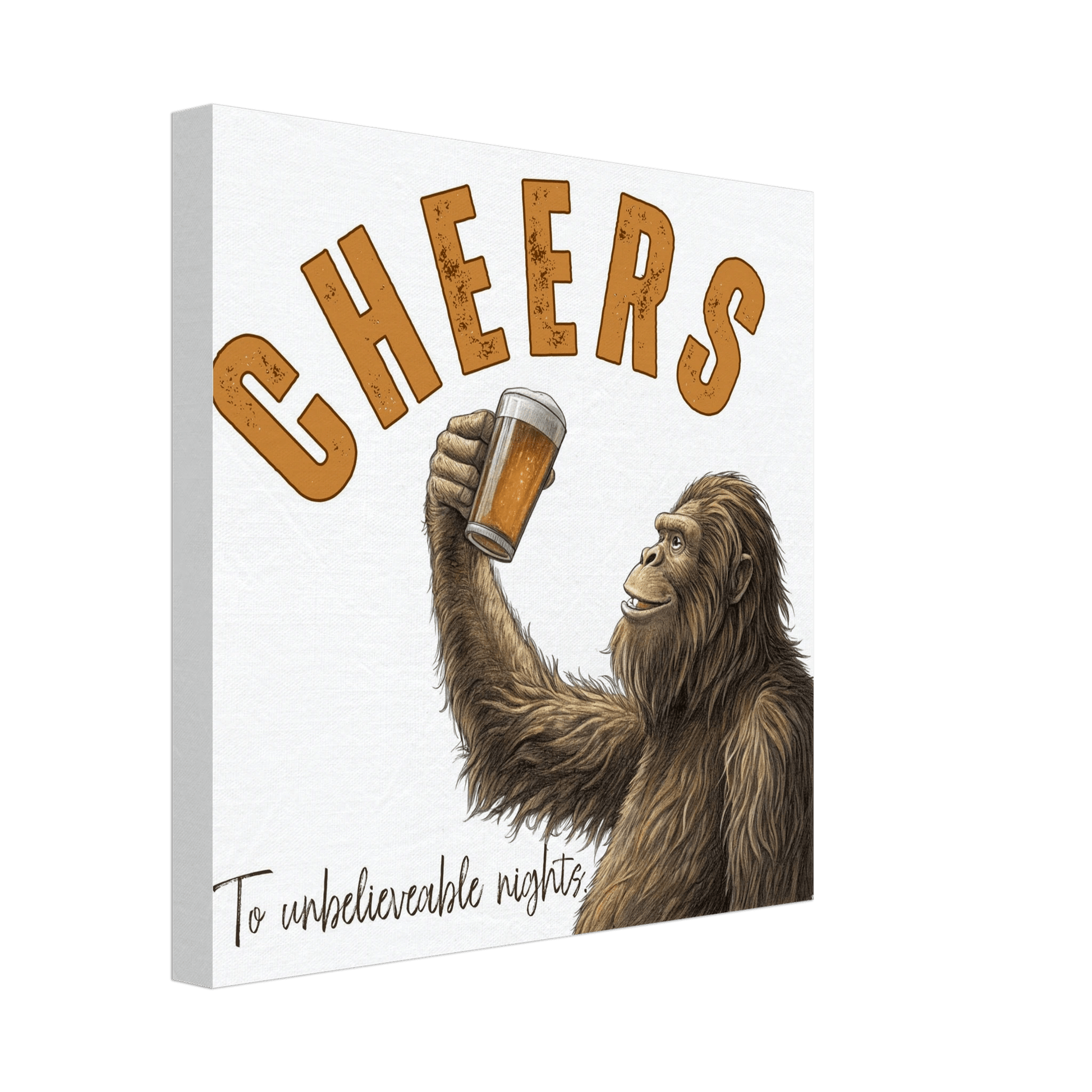 Sasquatch Unbelievable Nights Canvas Wall art - Out of Office Outfitters - Print Material