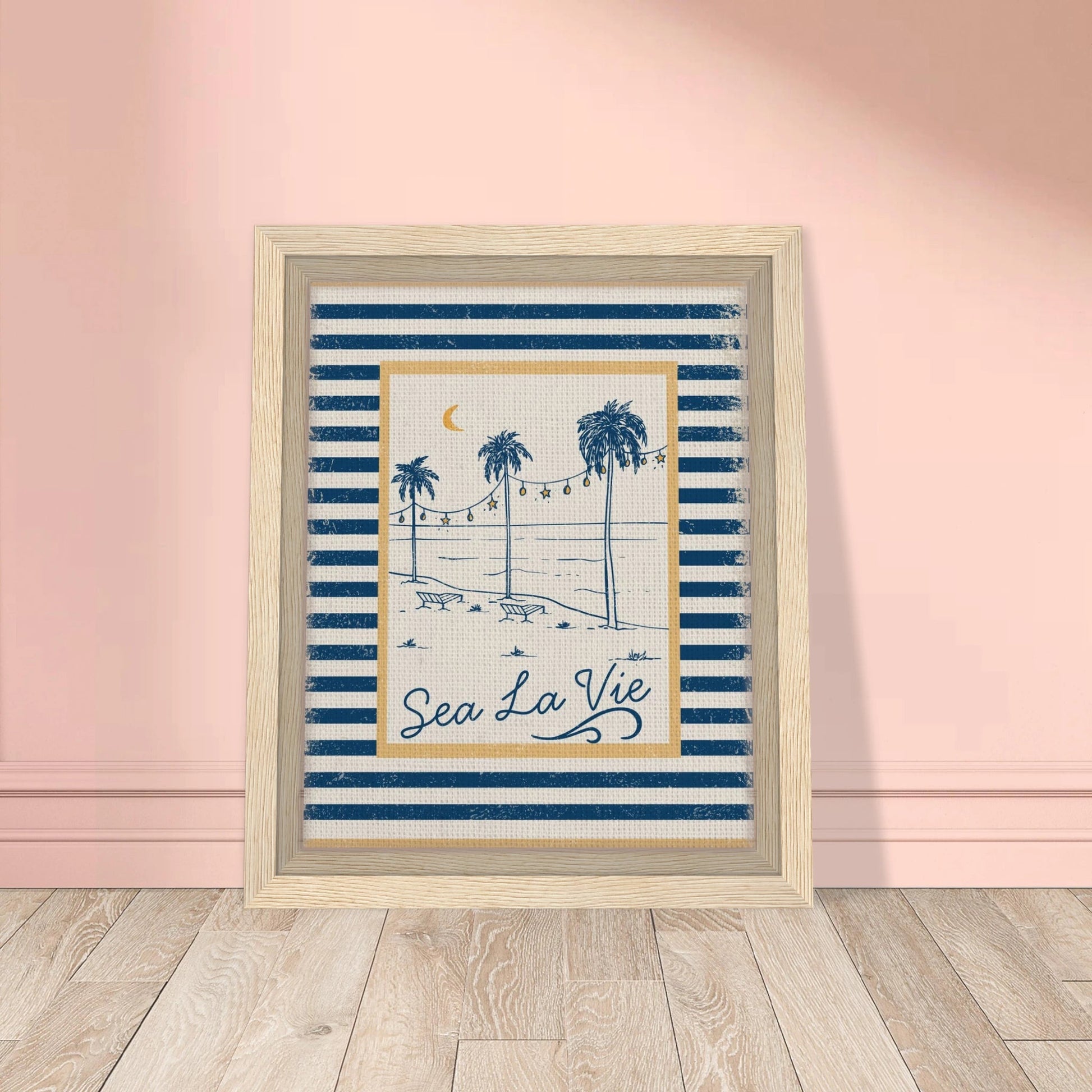 Sea La Vie Coastal Chic Wall Art - Out of Office Outfitters - Print Material