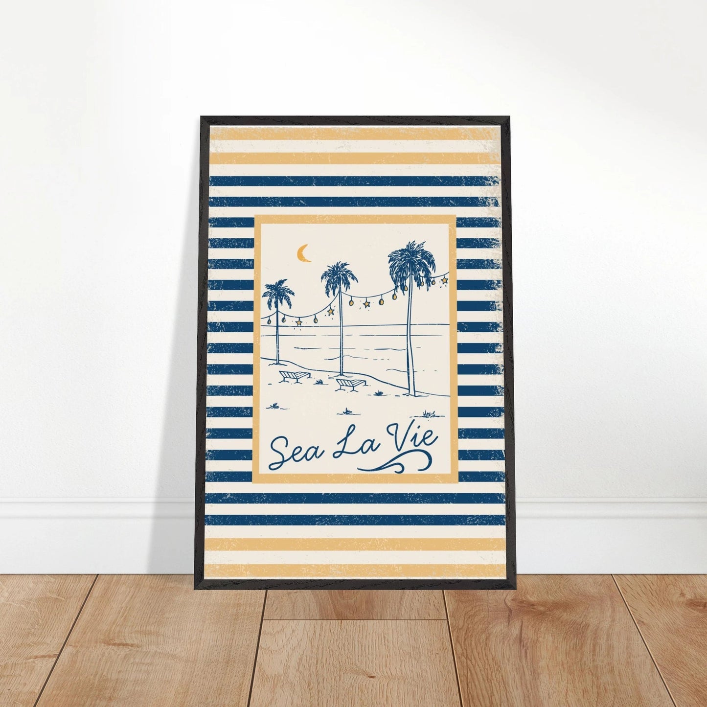 Sea La Vie Coastal Chic Wall Art - Out of Office Outfitters - Print Material
