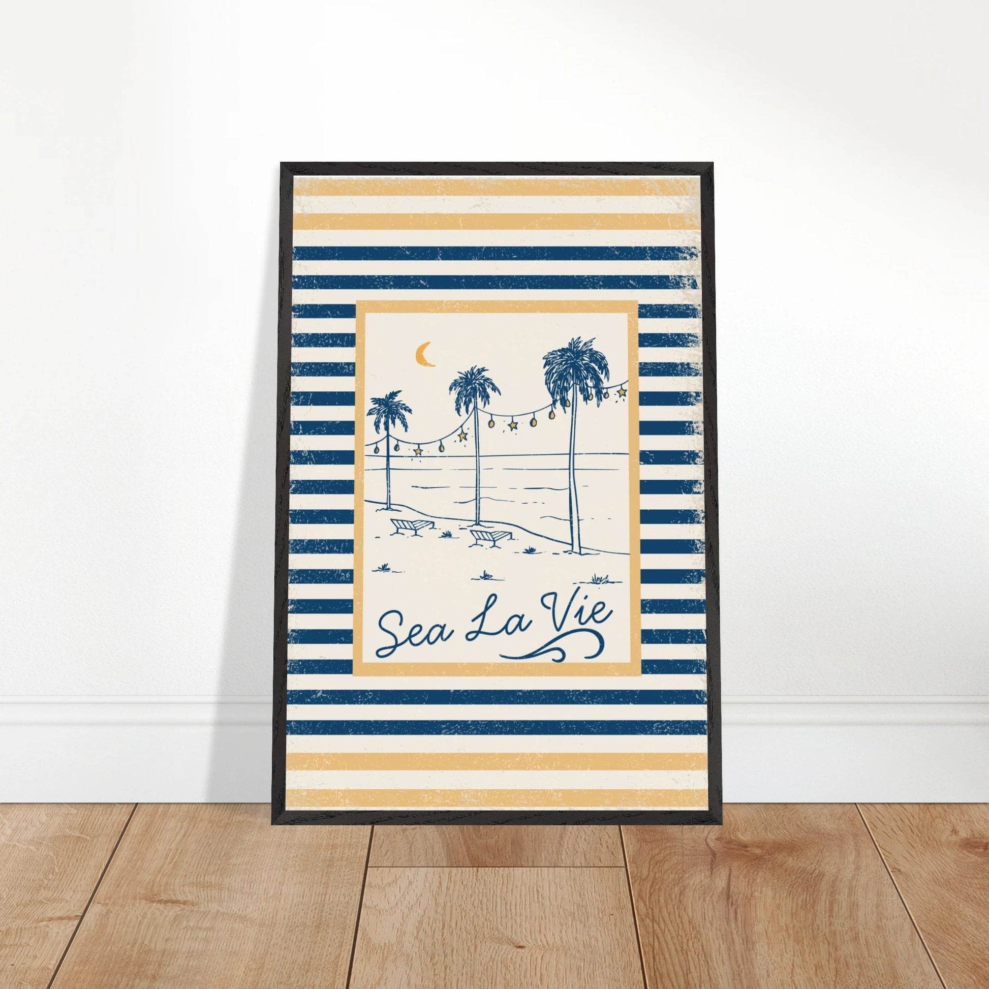 Sea La Vie Coastal Chic Wall Art - Out of Office Outfitters - Print Material