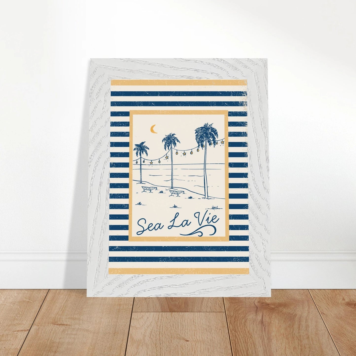 Sea La Vie Coastal Chic Wall Art - Out of Office Outfitters - Print Material