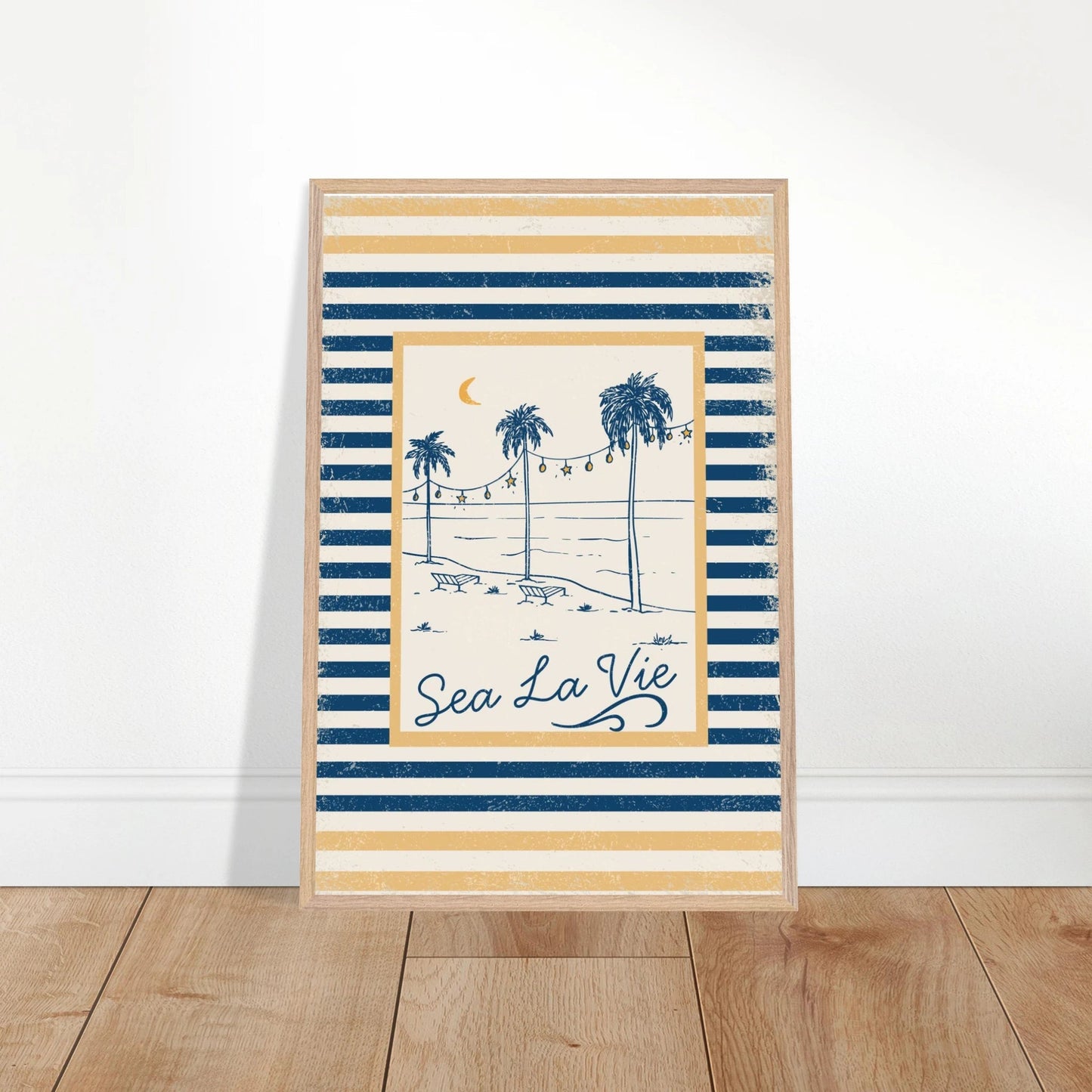 Sea La Vie Coastal Chic Wall Art - Out of Office Outfitters - Print Material