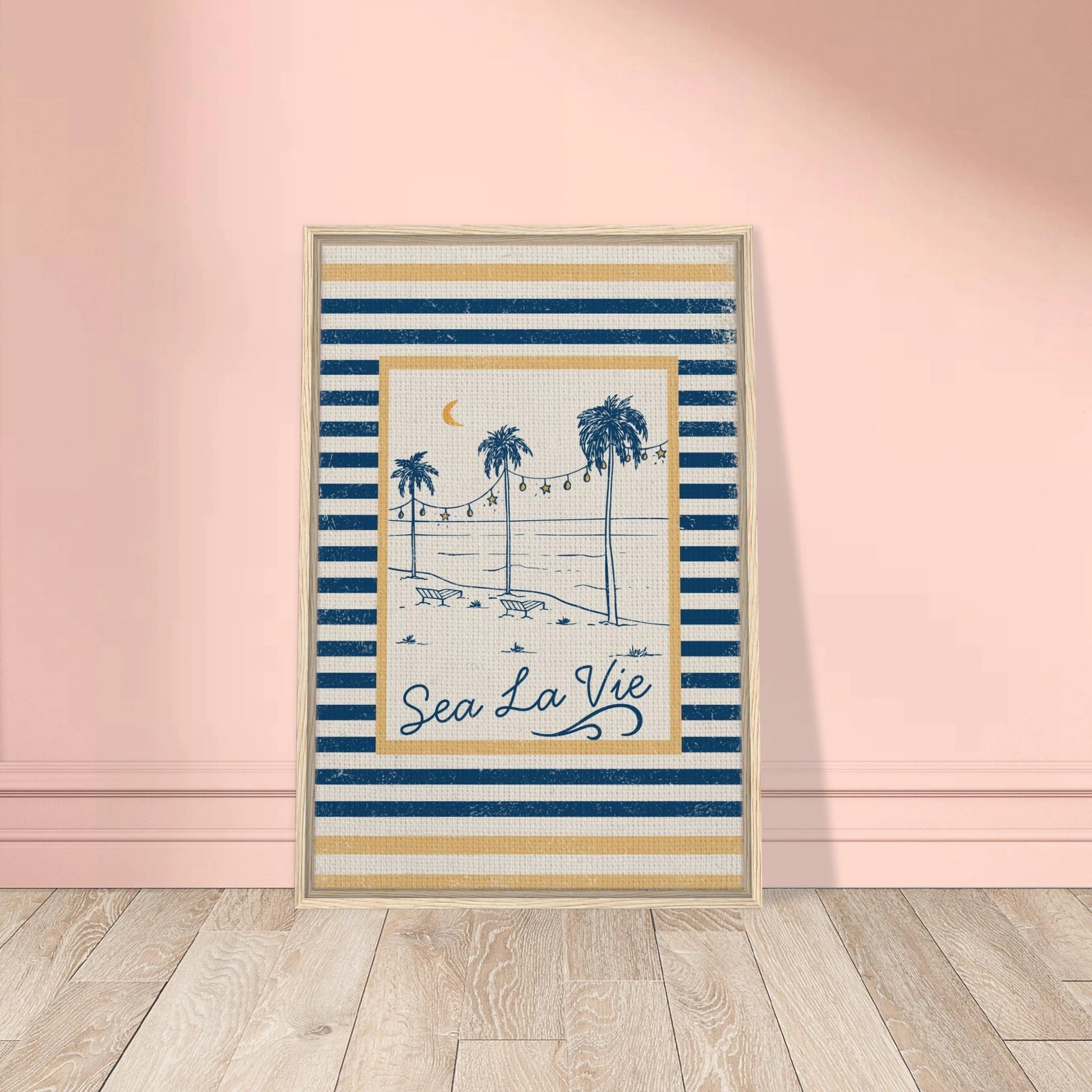 Sea La Vie Coastal Chic Wall Art - Out of Office Outfitters - Print Material