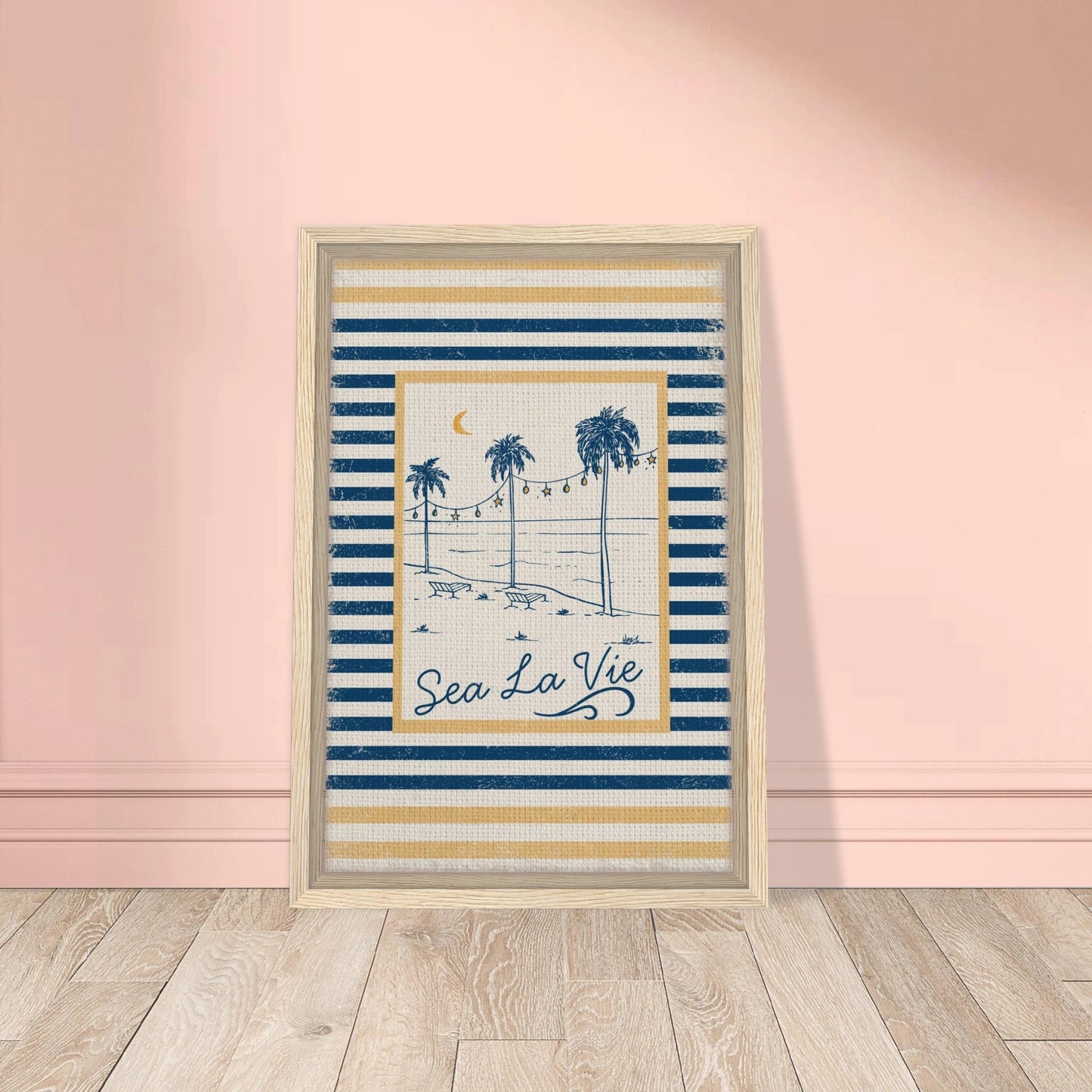 Sea La Vie Coastal Chic Wall Art - Out of Office Outfitters - Print Material
