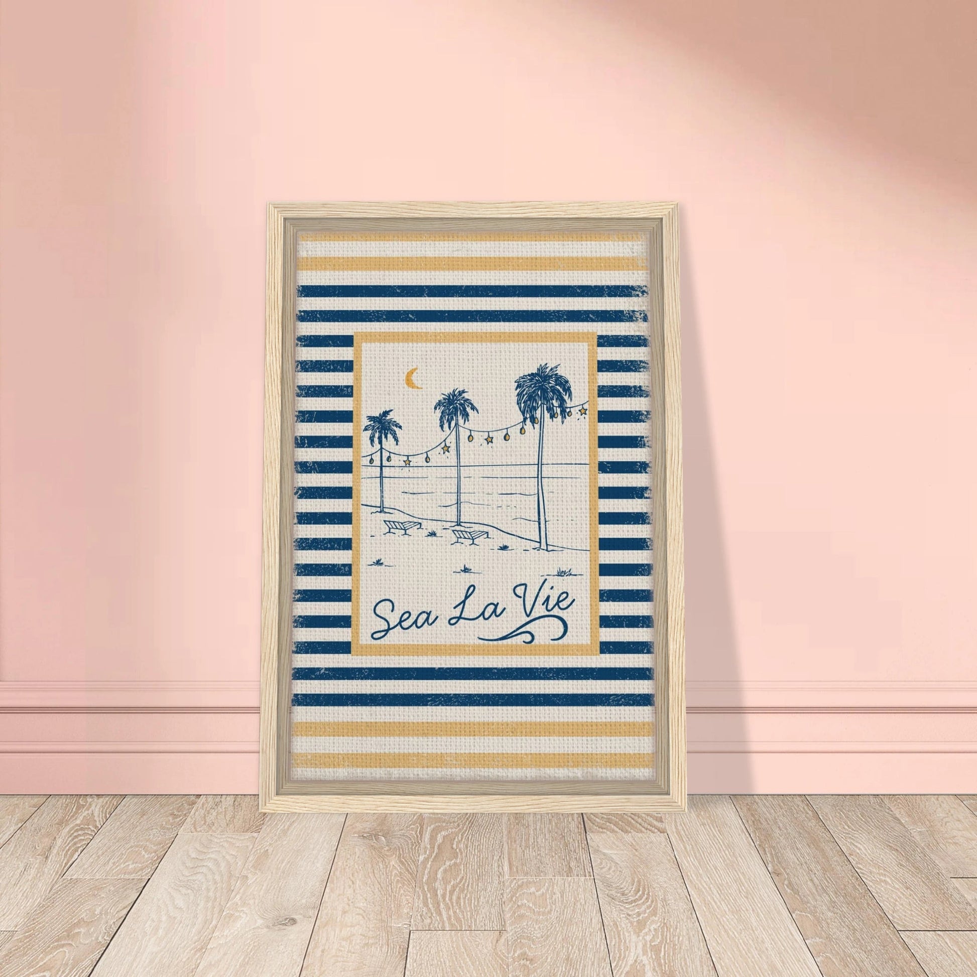 Sea La Vie Coastal Chic Wall Art - Out of Office Outfitters - Print Material