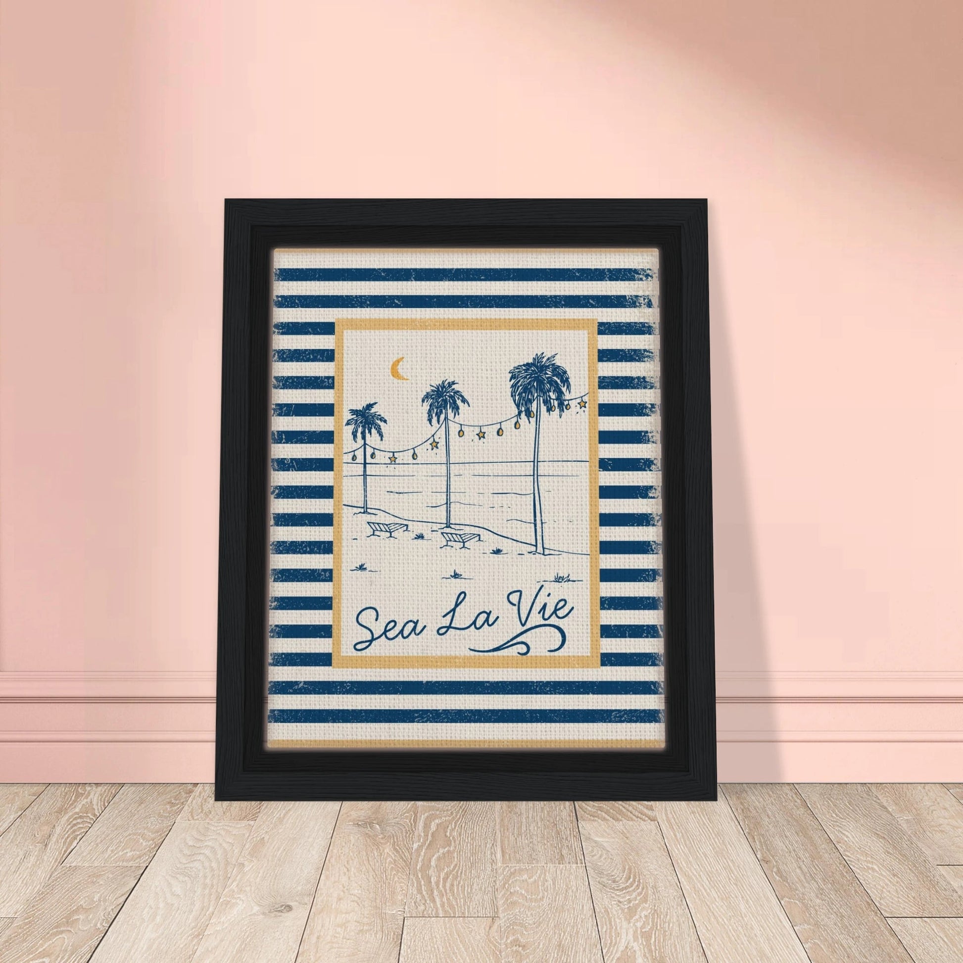Sea La Vie Coastal Chic Wall Art - Out of Office Outfitters - Print Material