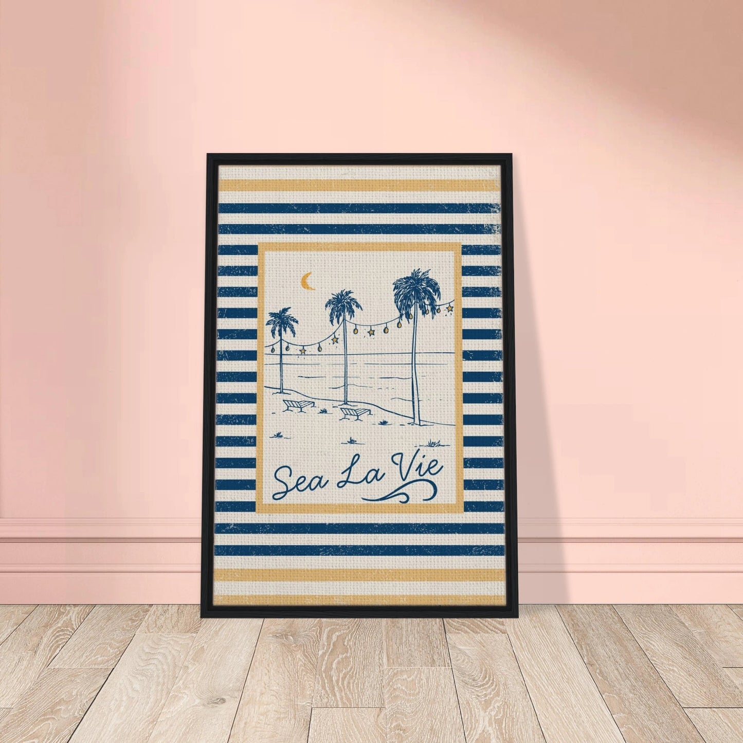 Sea La Vie Coastal Chic Wall Art - Out of Office Outfitters - Print Material