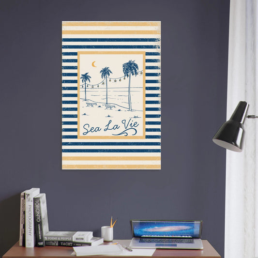 Sea La Vie Coastal Chic Wall Art - Out of Office Outfitters - Print Material