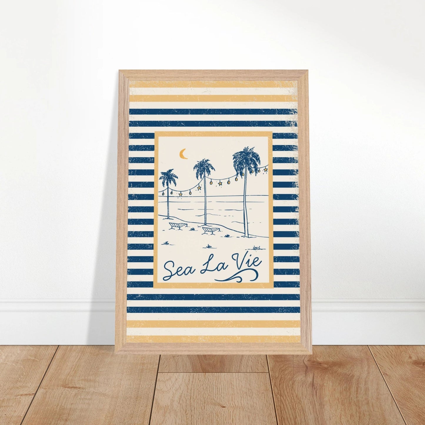 Sea La Vie Coastal Chic Wall Art - Out of Office Outfitters - Print Material