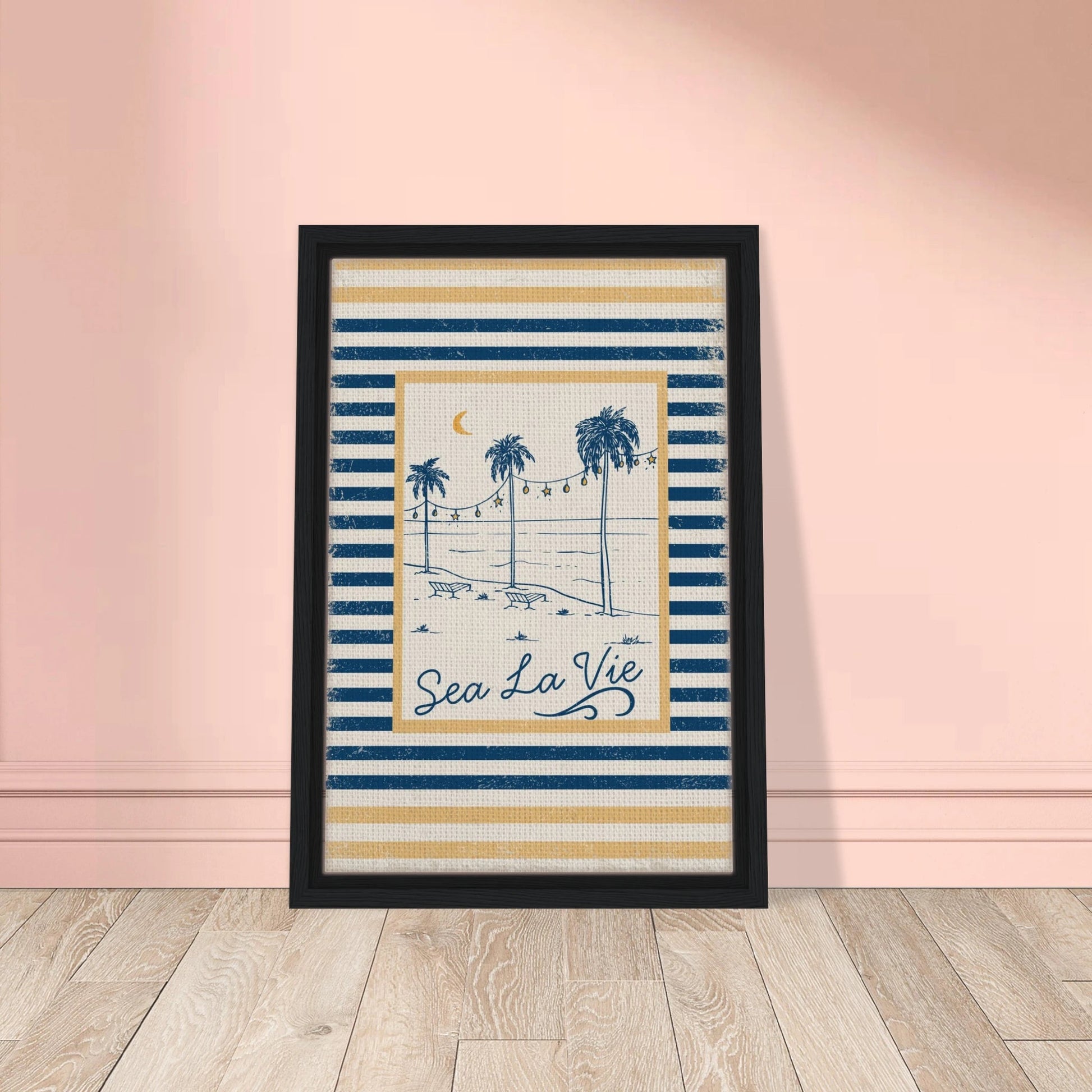 Sea La Vie Coastal Chic Wall Art - Out of Office Outfitters - Print Material