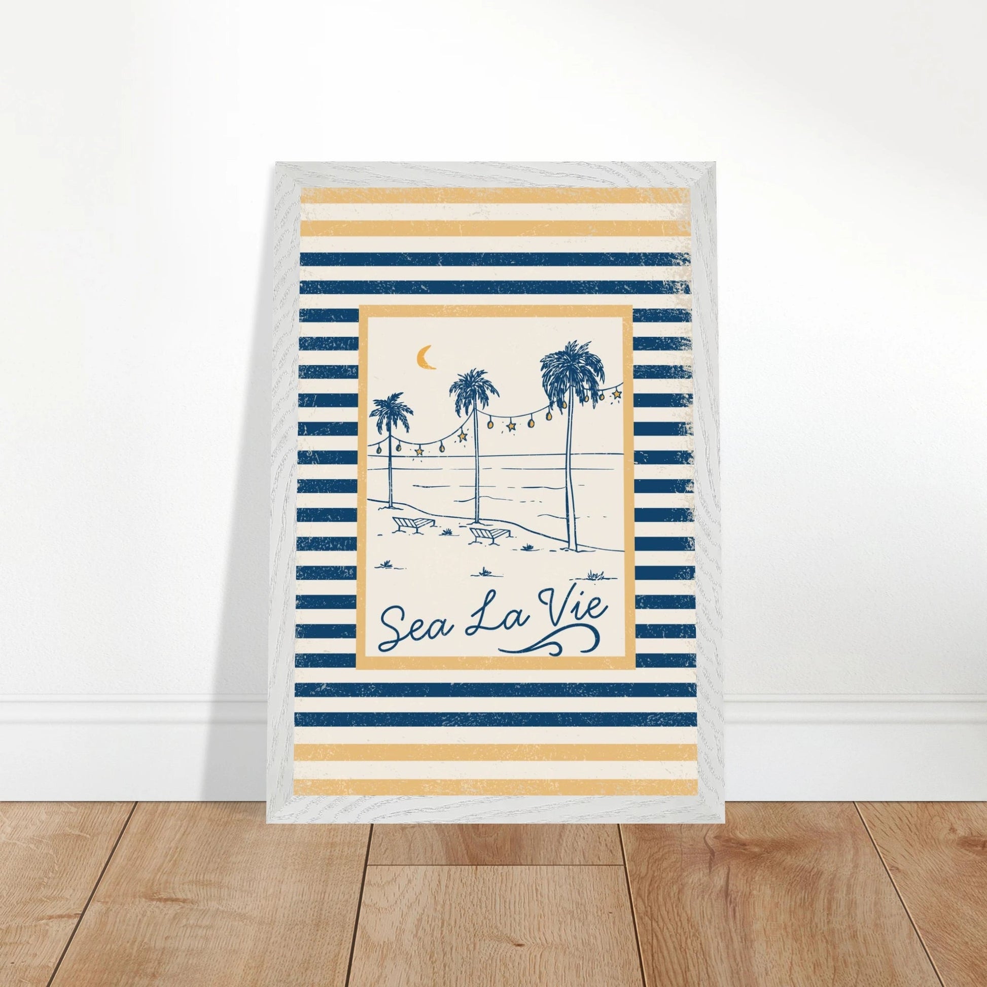 Sea La Vie Coastal Chic Wall Art - Out of Office Outfitters - Print Material