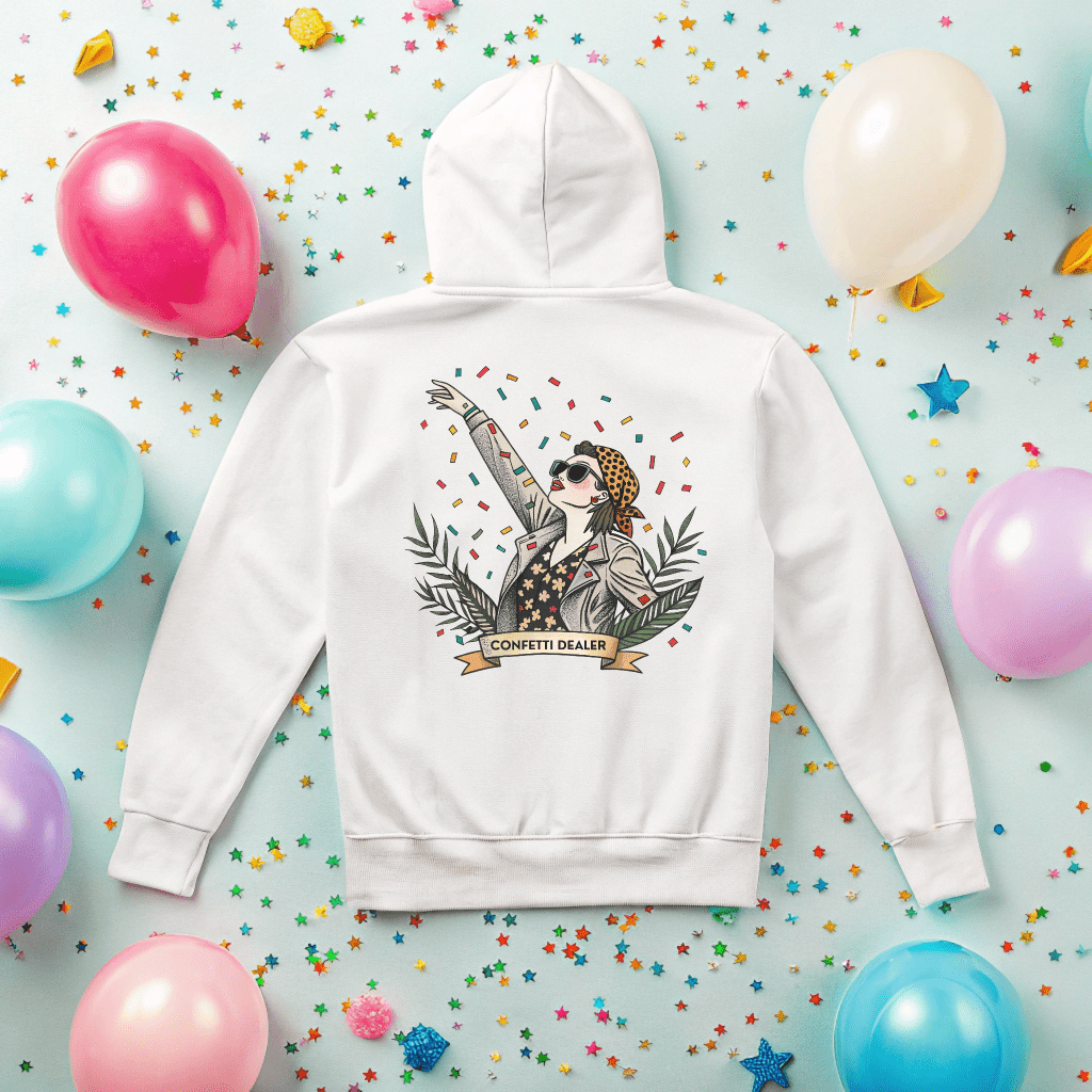 Shenanigans Department - Confetti Dealer Hoodie - Out of Office Outfitters - Hoodie
