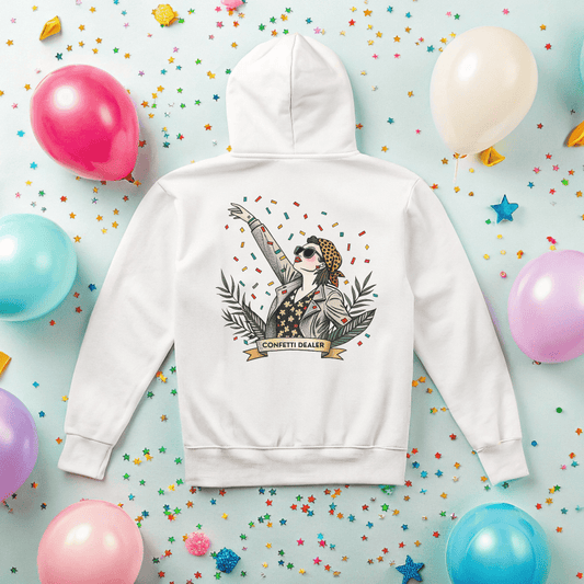 Shenanigans Department - Confetti Dealer Hoodie - Out of Office Outfitters - Hoodie