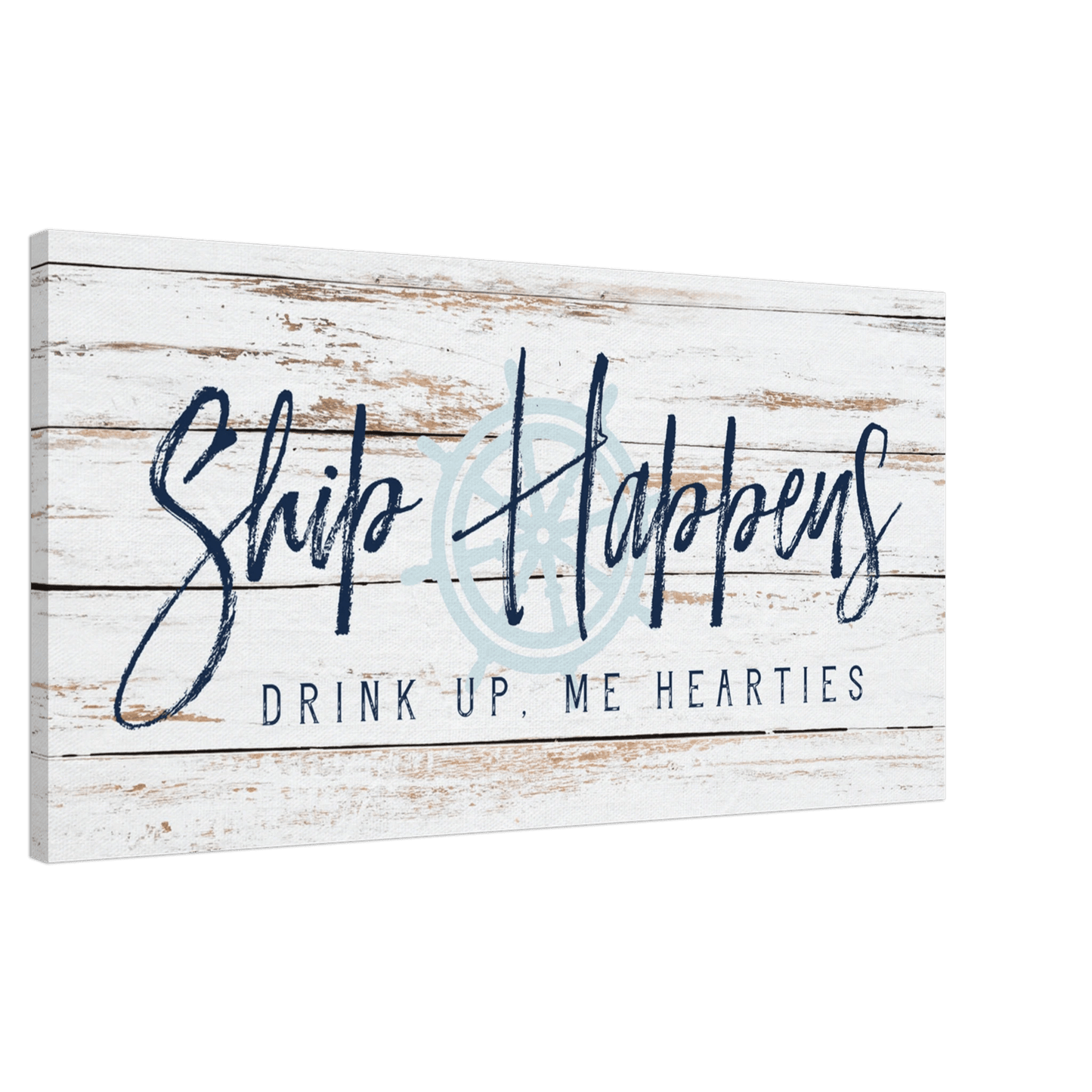 Ship Happens Canvas Wall Art - Out of Office Outfitters - Print Material