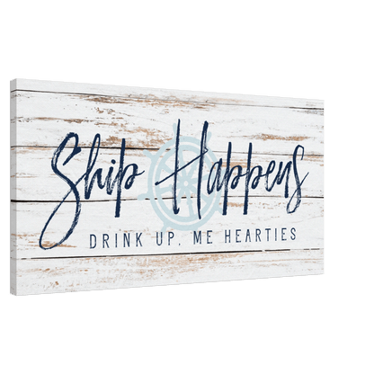 Ship Happens Canvas Wall Art - Out of Office Outfitters - Print Material