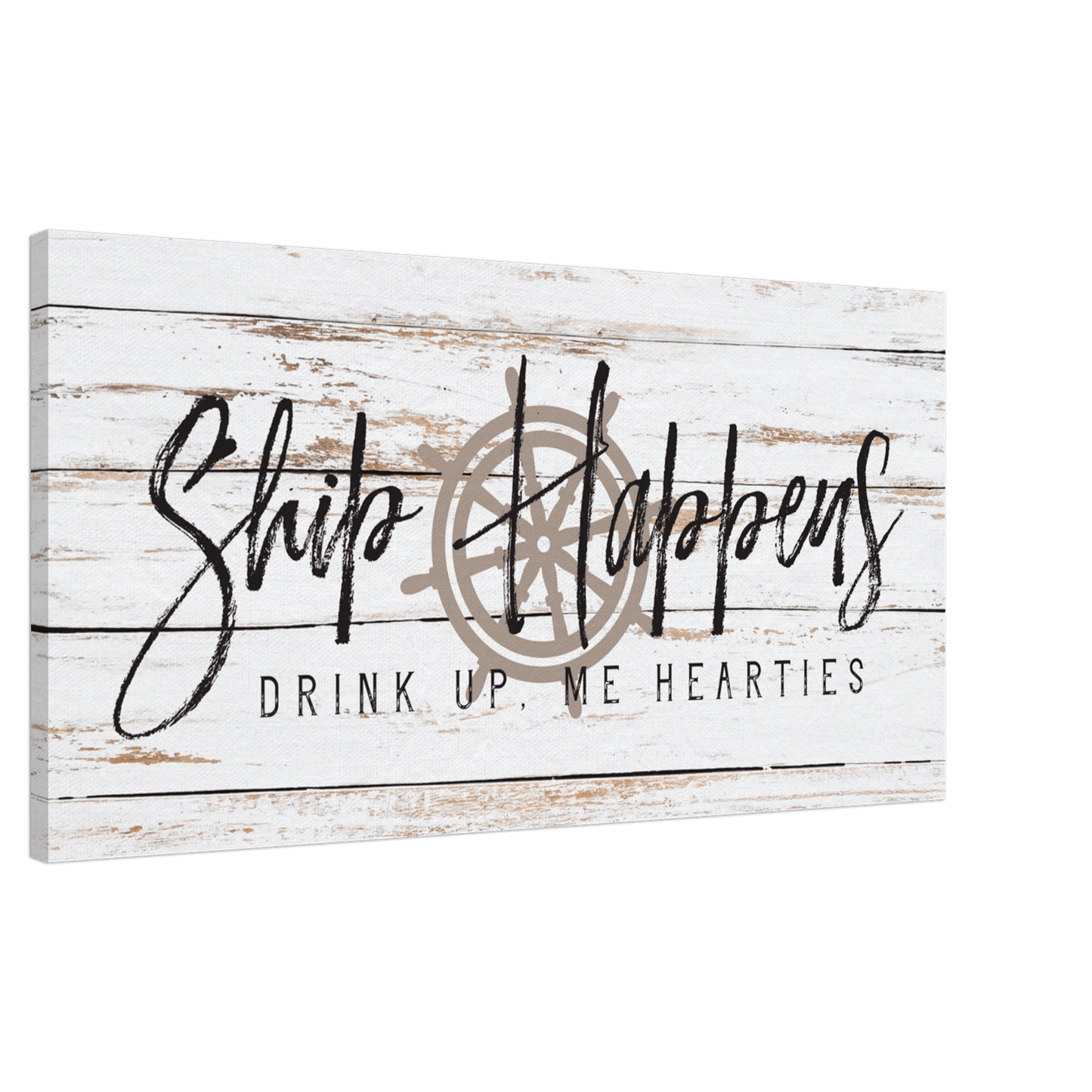 Ship Happens Canvas Wall Art - Out of Office Outfitters - Print Material