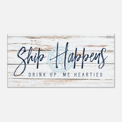 Ship Happens Canvas Wall Art - Out of Office Outfitters - Print Material