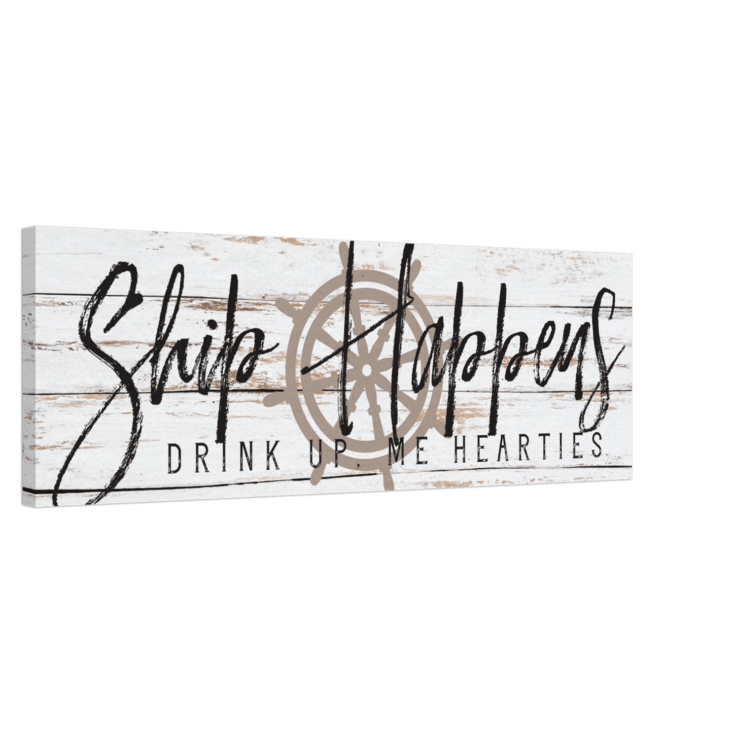 Ship Happens Canvas Wall Art - Out of Office Outfitters - Print Material