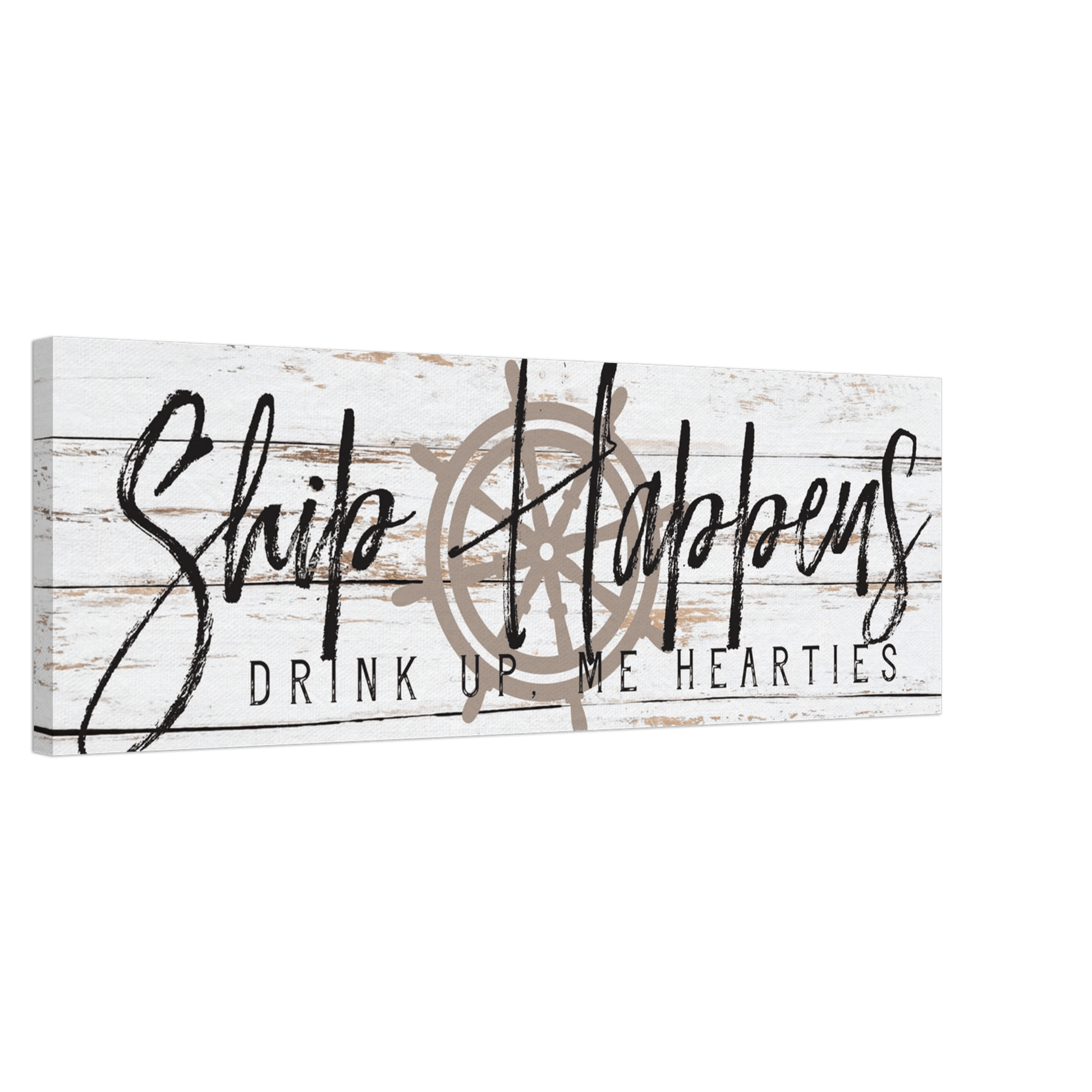 Ship Happens Canvas Wall Art - Out of Office Outfitters - Print Material