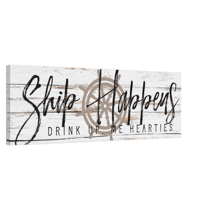 Ship Happens Canvas Wall Art - Out of Office Outfitters - Print Material