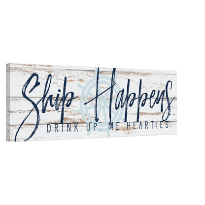 Ship Happens Canvas Wall Art - Out of Office Outfitters - Print Material