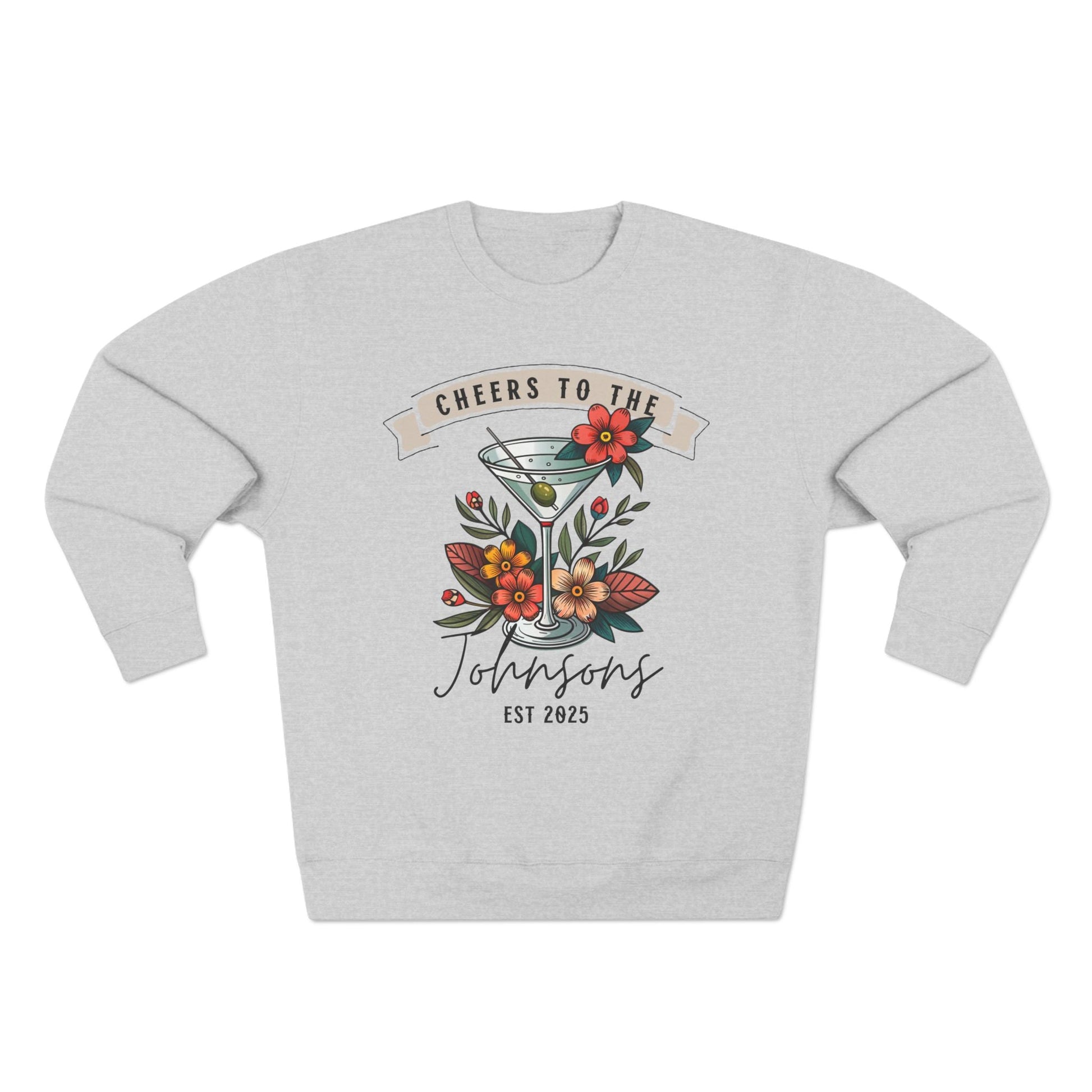 Signature Drink Personalized Wedding or Engagement Sweatshirt - Out of Office Outfitters - Sweatshirt