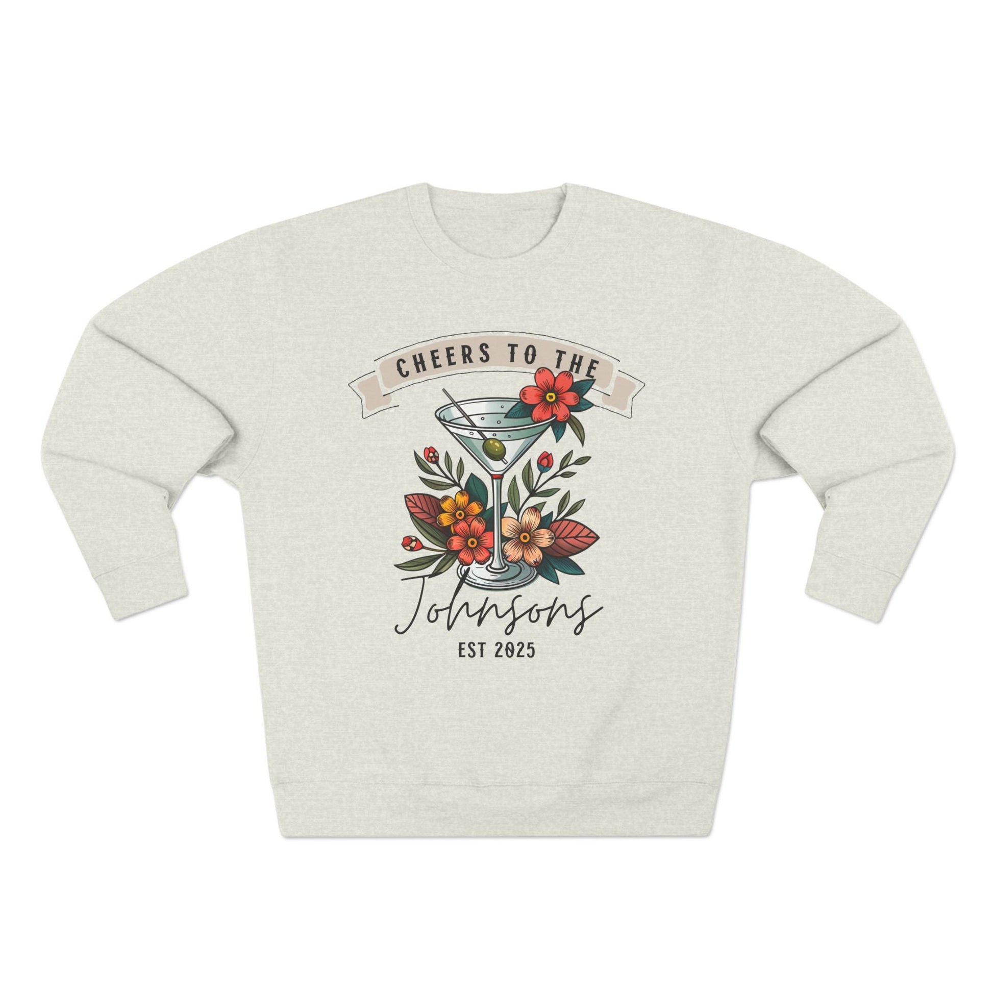 Signature Drink Personalized Wedding or Engagement Sweatshirt - Out of Office Outfitters - Sweatshirt