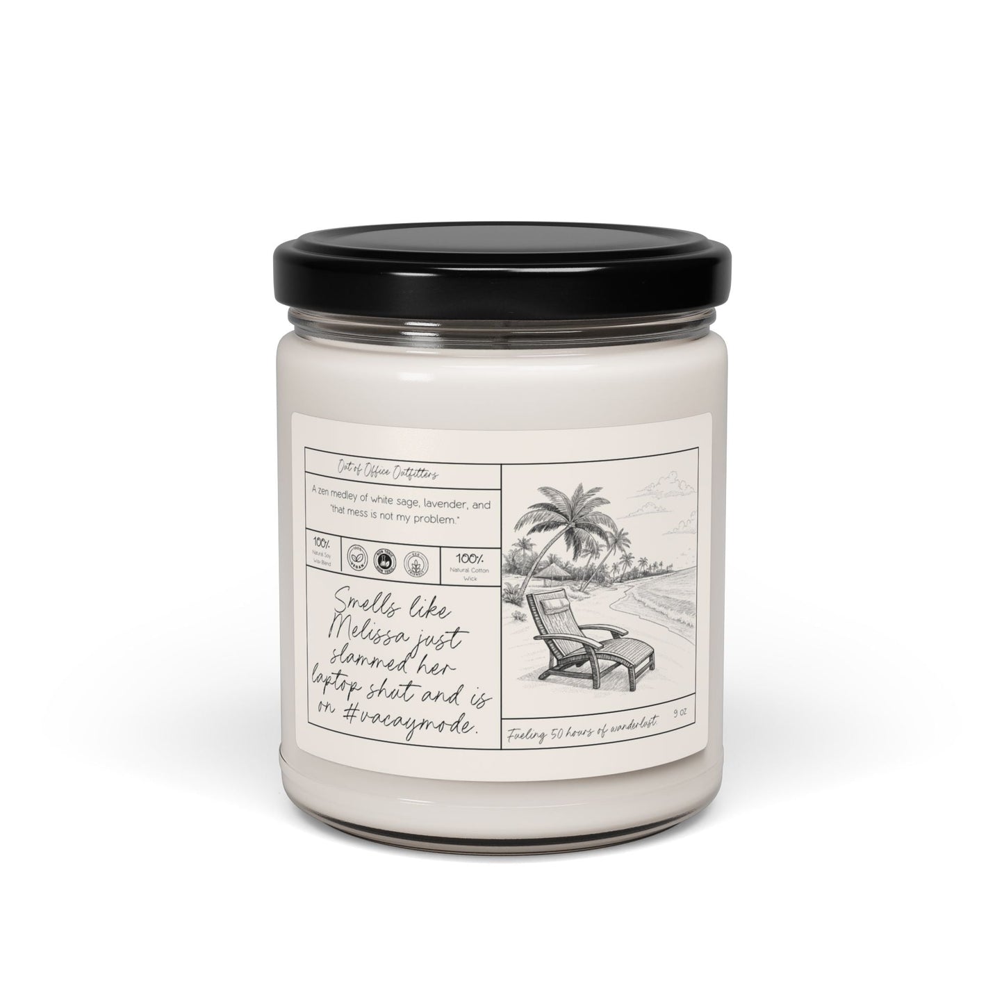 Smells Like Not My Problem Personalized Giftable Candle for Travelers - Out of Office Outfitters - Home Decor