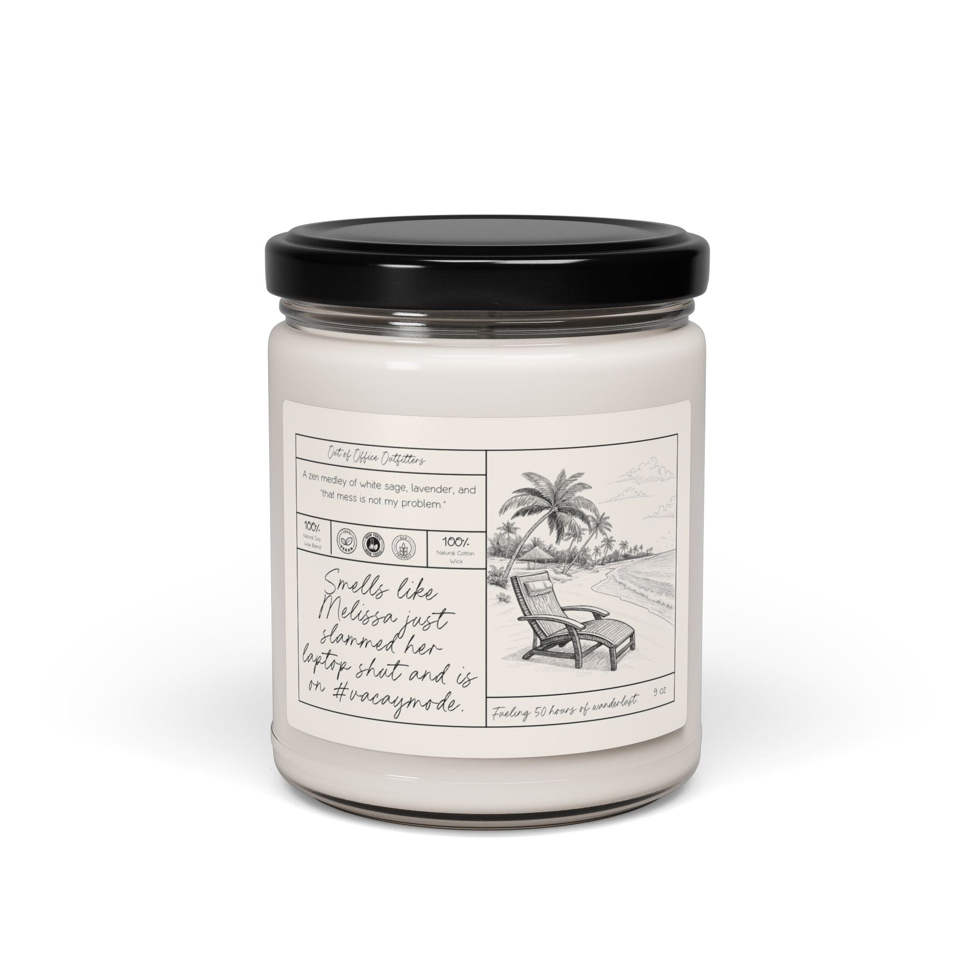 Smells Like Not My Problem Personalized Giftable Candle for Travelers - Out of Office Outfitters - Home Decor
