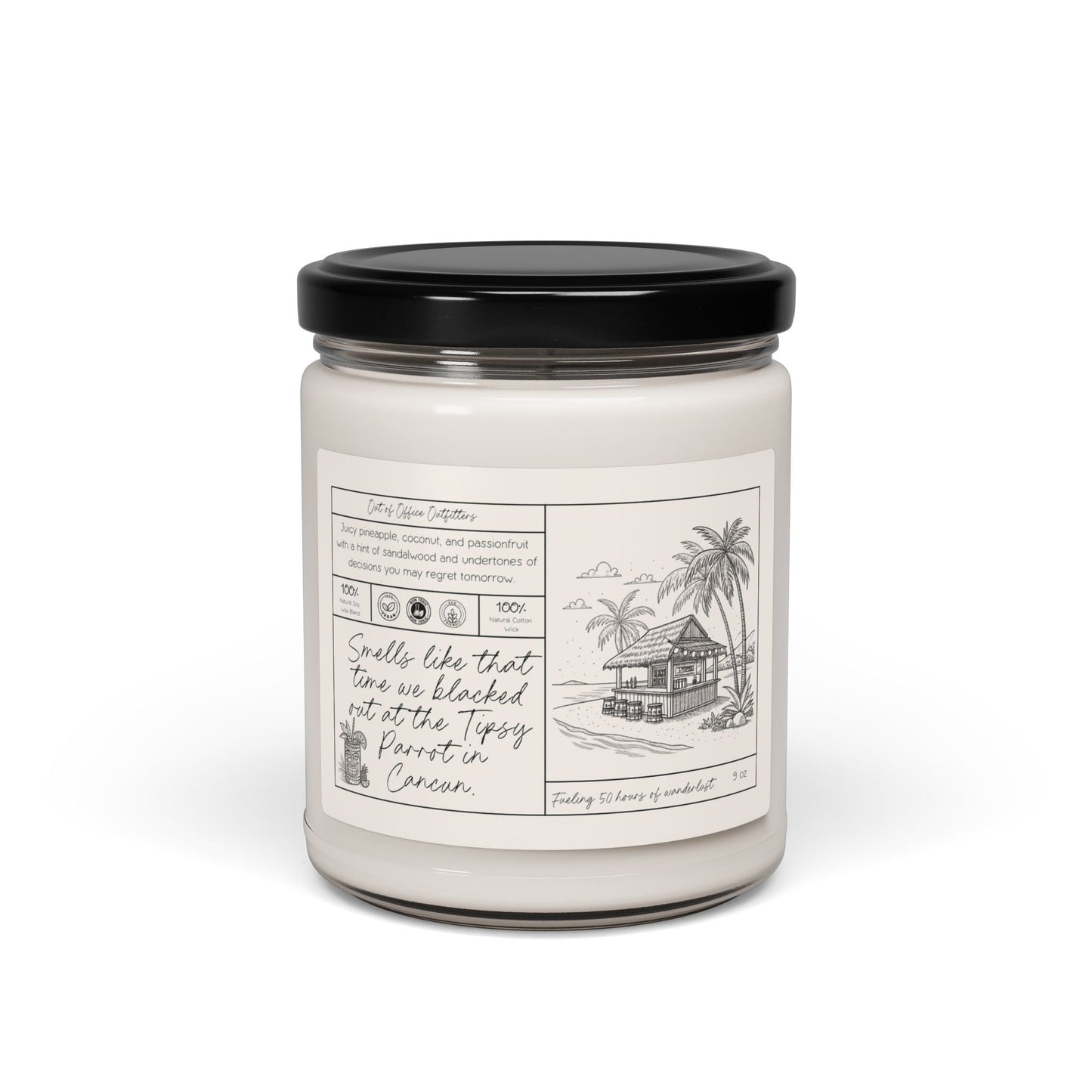 Smells like that time when... Personalized Giftable Candle for Travelers - Out of Office Outfitters - Home Decor