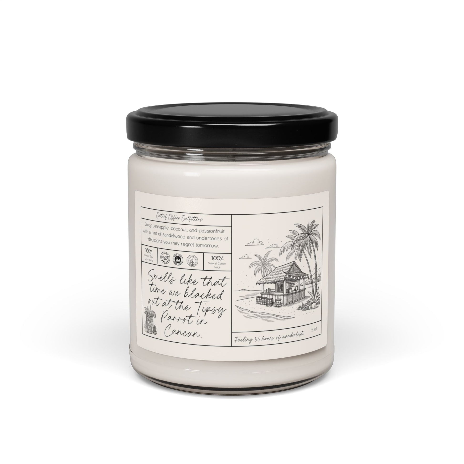 Smells like that time when... Personalized Giftable Candle for Travelers - Out of Office Outfitters - Home Decor