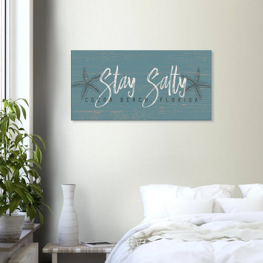 Stay Salty Canvas Wall Art - Out of Office Outfitters - Print Material