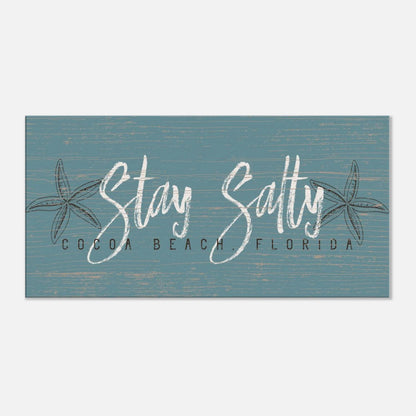 Stay Salty Canvas Wall Art - Out of Office Outfitters - Print Material
