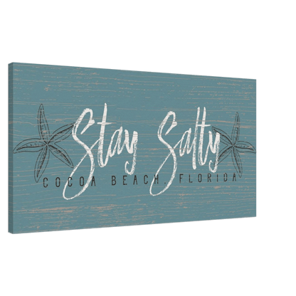 Stay Salty Canvas Wall Art - Out of Office Outfitters - Print Material