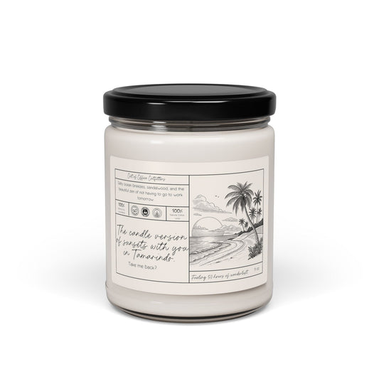 Sunsets with You Personalized Giftable Candle for Travelers - Out of Office Outfitters - Home Decor
