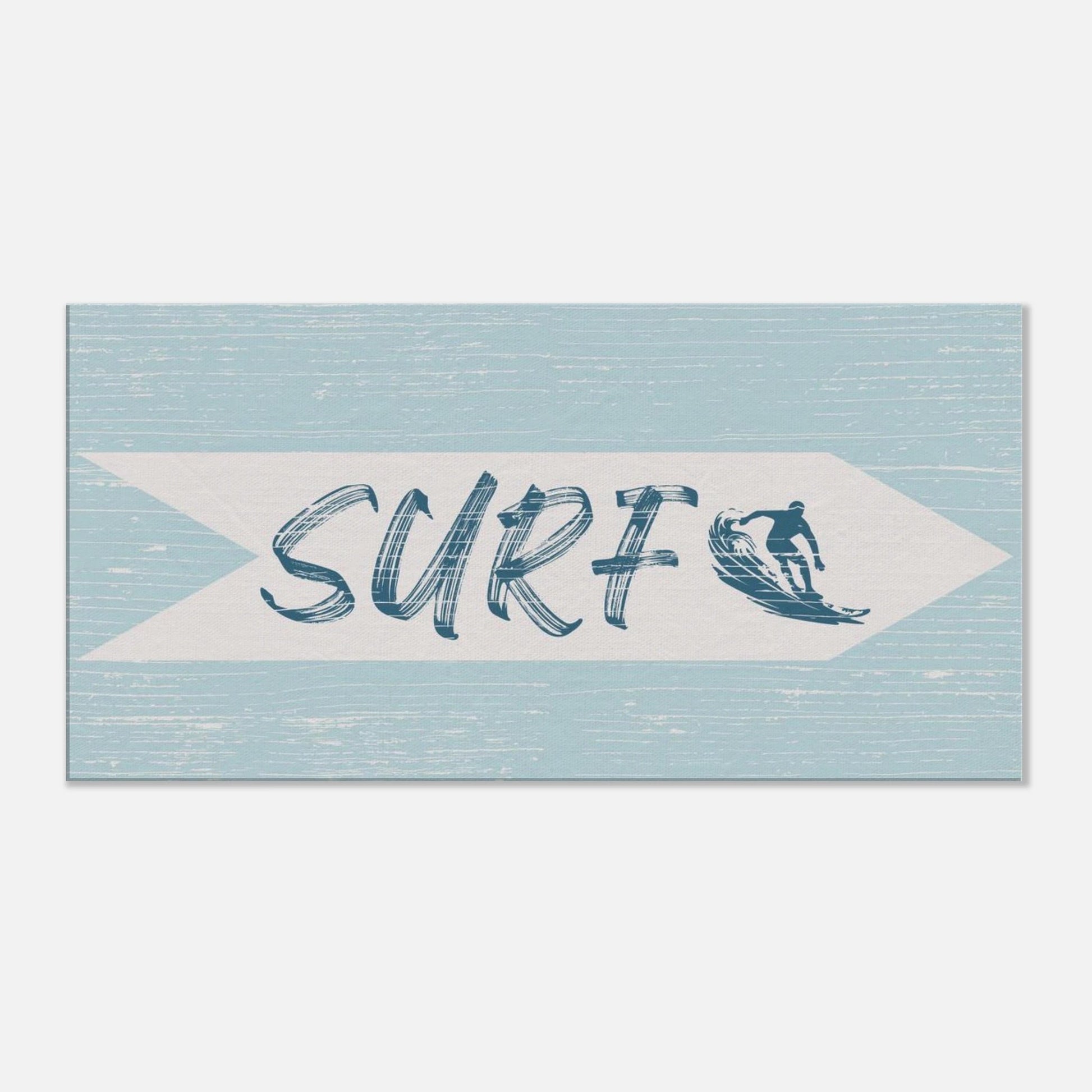 Surf Sign Canvas Wall Art - Out of Office Outfitters - Print Material
